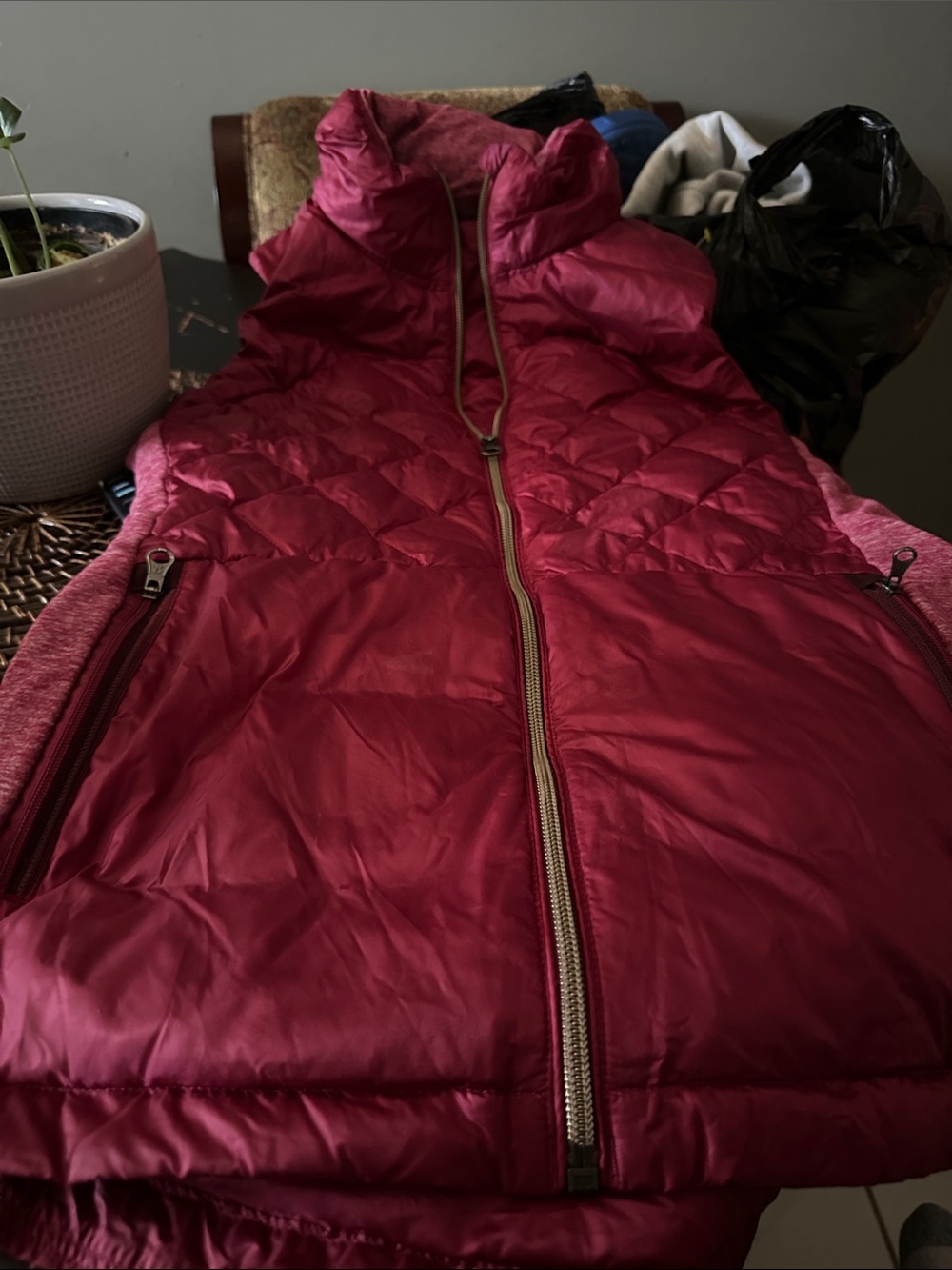 lululemon athletica Quilted Puffer Vest - Raspberry